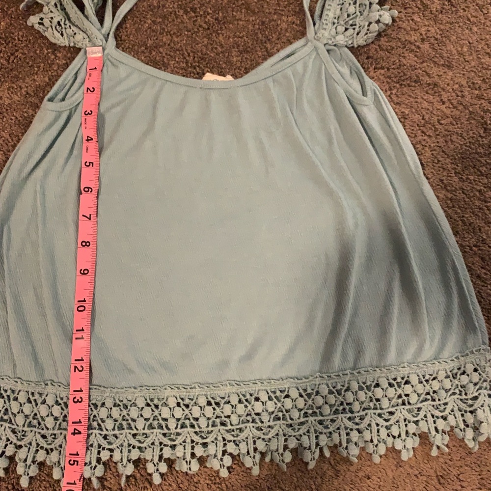 La hearts pale mint blouse from pacsun